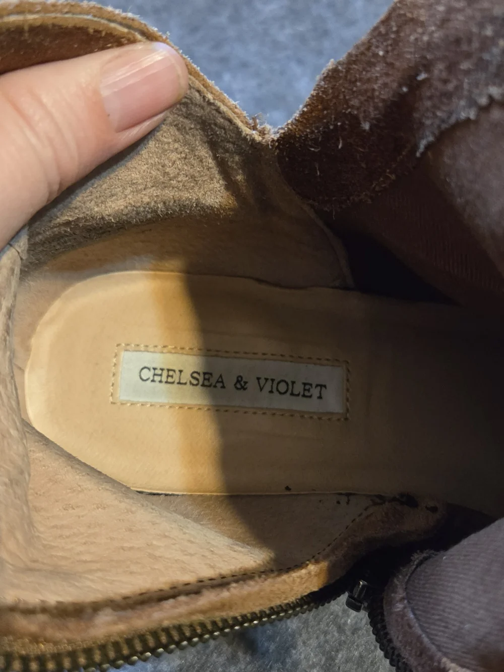 Chelsea & Violet soft suede